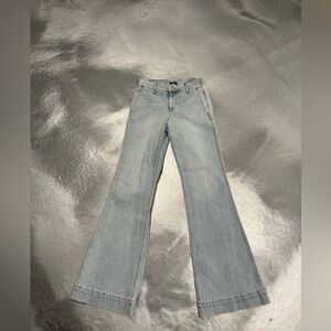 Light Blue Flared Women's Jeans